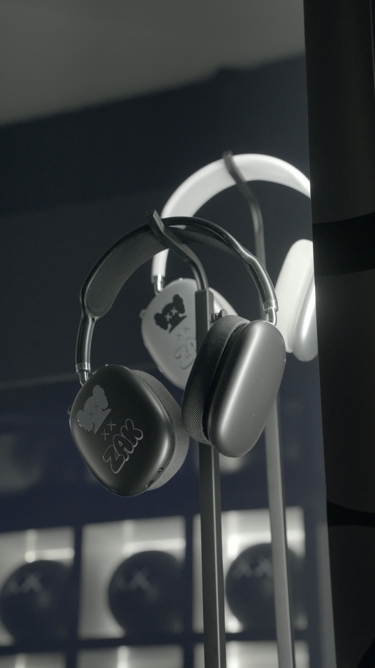 Branded headphone party favors
