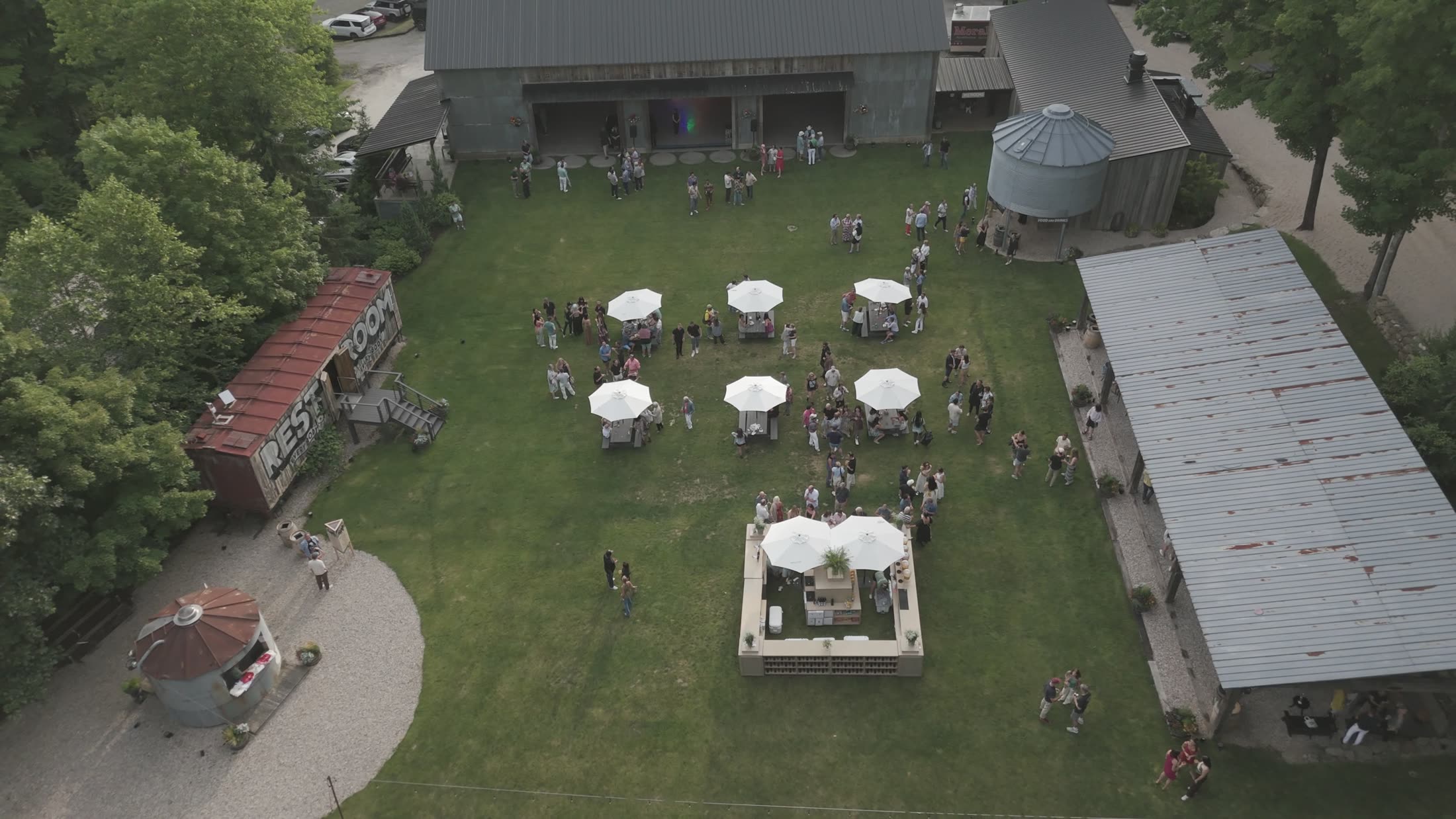 Spring Hill Arts Gathering — festival grounds aerial