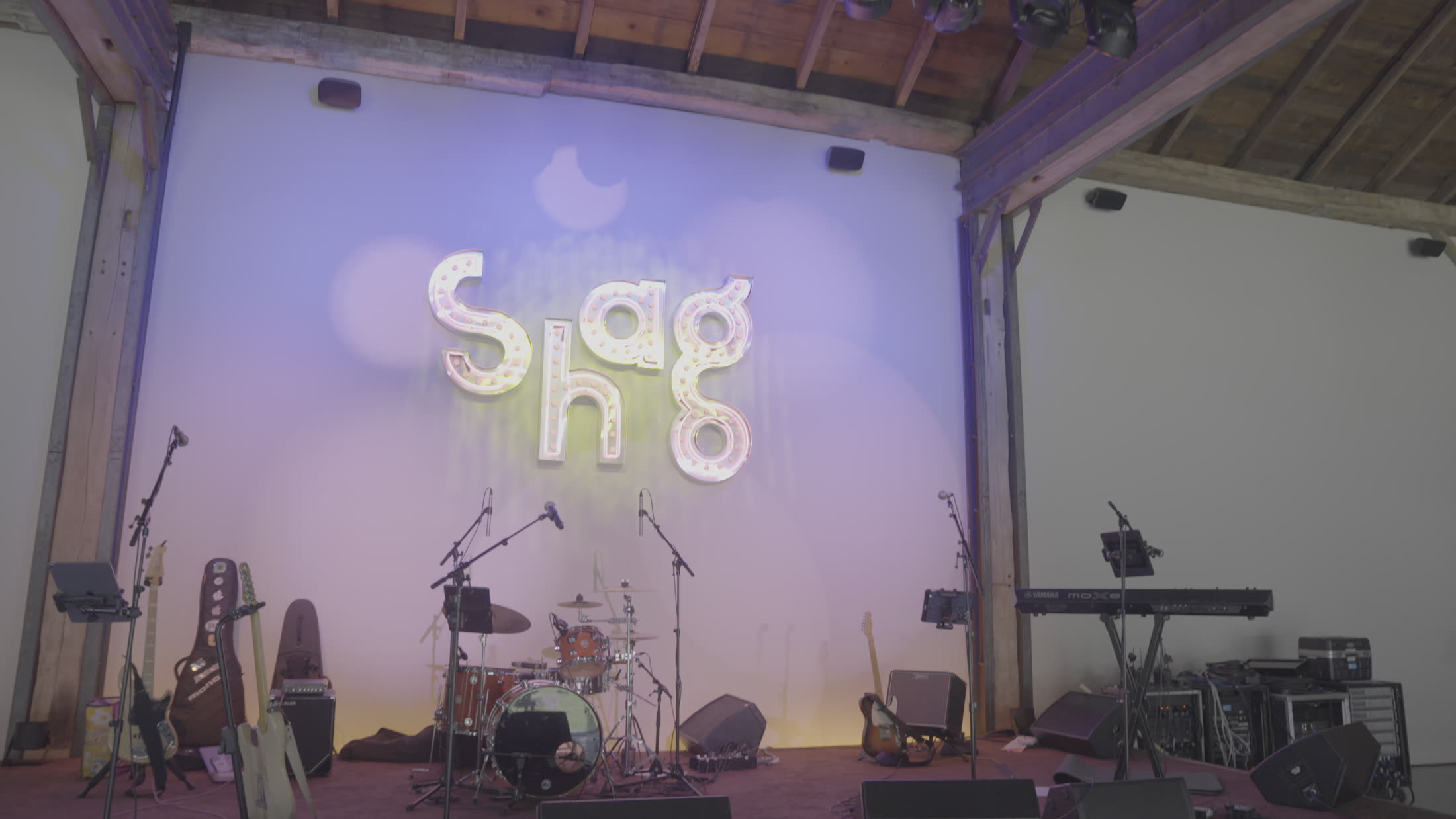 The main stage marquee