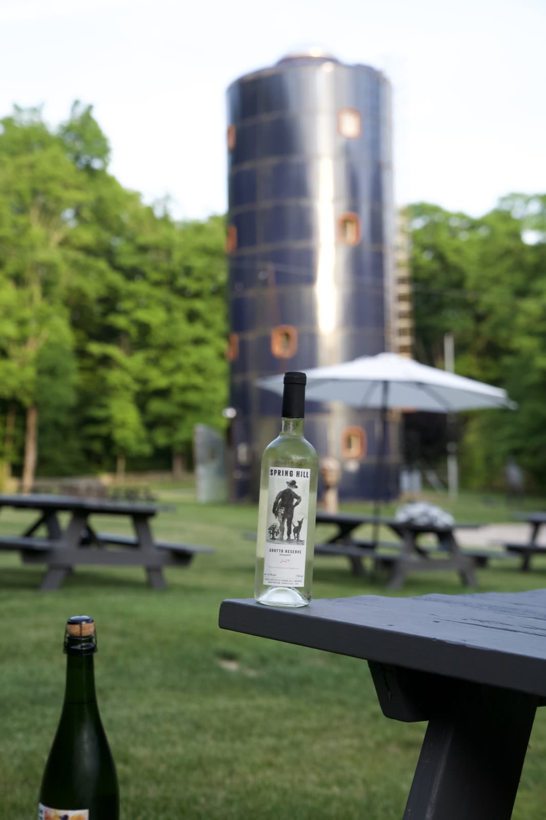 Grotto Reserve bottle at the vineyard